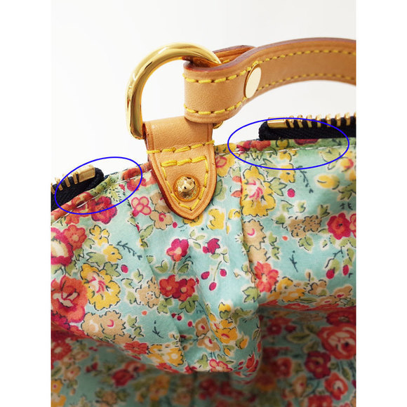 Louis Vuitton Monogram Denim Patchwork Pouch Bag Blue - Picture 5 of 9